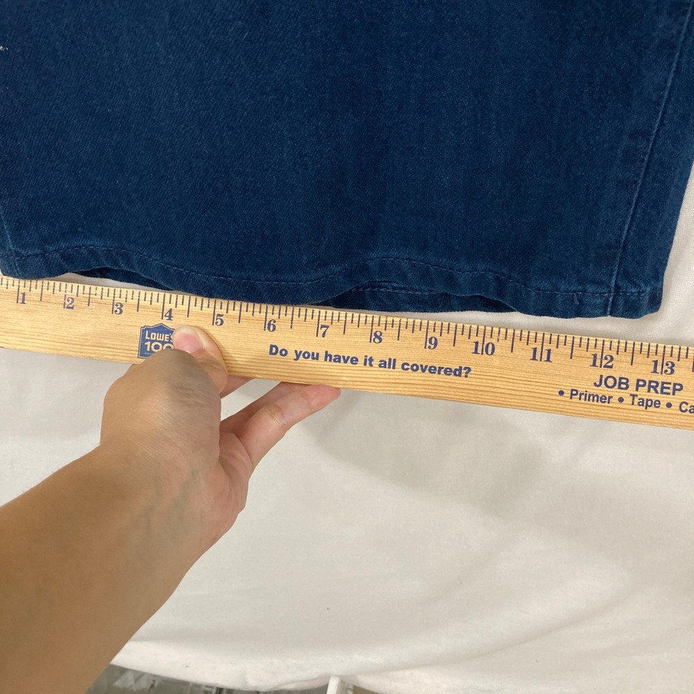 Wide Leg Dark Blue Women's Jeans - Picture 8 of 11
